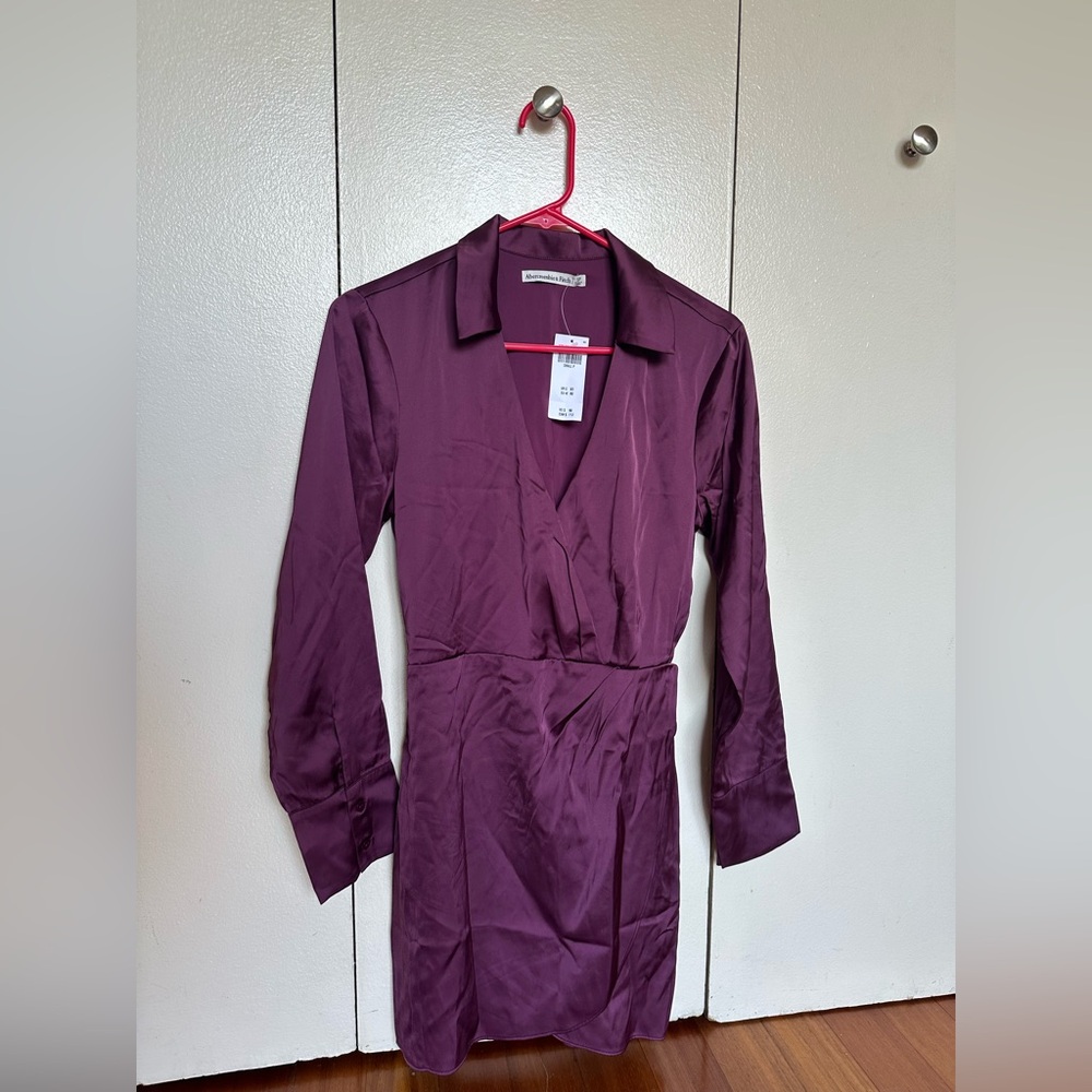 A&F satin dress